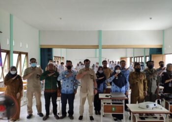 Pelajar SMKN 1 Kuala Mandor B Mendapat Penyuluhan P4GN Dari Satresnarkoba Polres Kubu Raya.