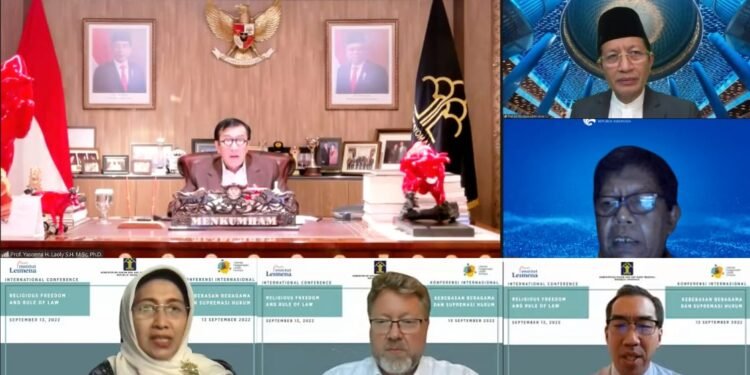 Menkumham: Kebebasan Beragama di Indonesia Mutlak dan Tidak Bisa Dilanggar.