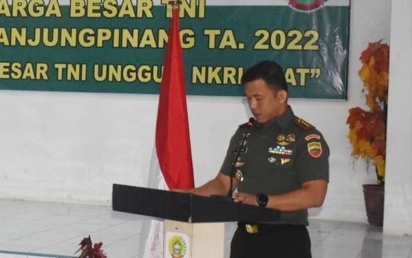 Guna Mendukung Tugas Pokok TNI AD, Kodim 0315/Tanjungpinang Gelar Pembinaan dan Pemberdayaan Keluarga Besar TNI TA. 2022.
