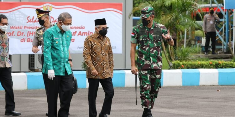 Pangdam XII/Tpr Pimpin PAM VVIP, Agenda Wakil Presiden di Kalbar Berlangsung Aman dan Lancar.