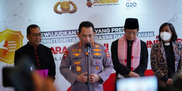 Kapolri: Kita Terus Membangun Nilai Persatuan, Toleransi dan Keberagaman.