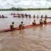 Forum Masyarakat Cerdas Desa Arang Limbung Gelar Perlombaan Sampan Bidar Dalam Rangka Ritual Budaya Robo-Robo.