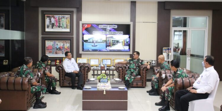 Pangdam XII/Tpr Terima Kunjungan Tim dari BPKP.