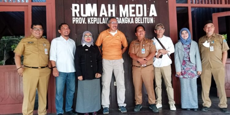 Usai Dampingi Pj Gubernur Tinjau Rumah Media, Rikky Fermana Jelaskan Tugas Fungsi dan Wewenang KI Babel.