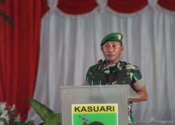 Pangdam XVIII/Kasuari Pimpin Laporan Korps Kenaikan Pangkat Pamen, Salah Satunya Kapendam.