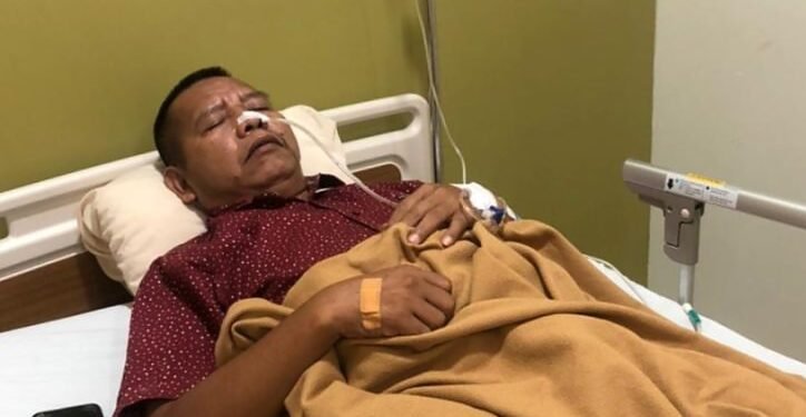 Tanpa Pamrih, Kapolres Rohul Bantu Ketua PD IWO Sedang Sakit Dirawat RS Awal Bros Ujung Batu.