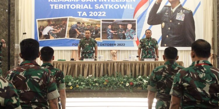 Tingkatkan Kemampuan Apkowil Satuan Jajaran, Kodam XII/Tpr Gelar Garpuan Intelter Satkowil TA 2022.