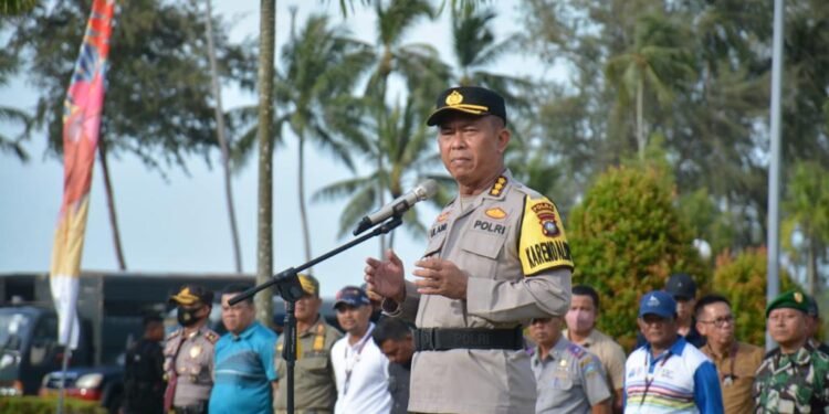 Apel Gelar Pasukan Pengamanan Tour de Bintan, 490 Personel Diterjunkan.