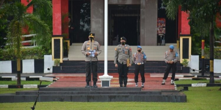 Pimpin Apel Pagi Gabungan, Berikut Arahan Kapolda Kepri.