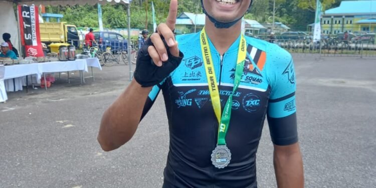 Tour de Bintan 2022, Atlit Sepeda Polres Bintan Polda Kepri Raih Peringkat Pertama.