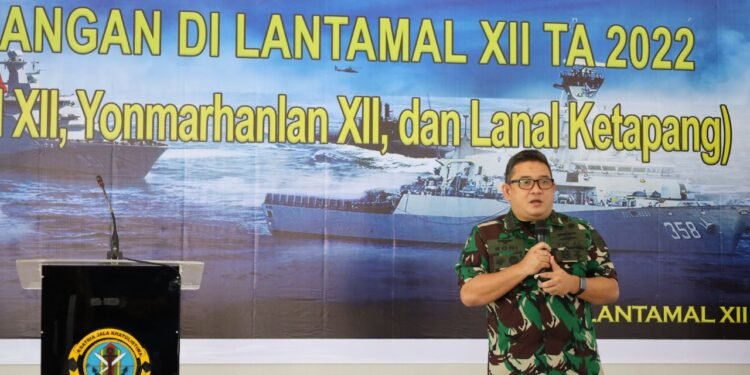 Laksamana Pertama TNI Suharto, S.H., M.Si. (Han) Menghadiri Sosialisasi Bidang Keuangan.