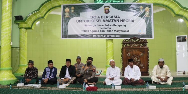 Adakan Do’a Bersama Untuk Keselamatan Negeri di Gelar Kapolres Ketapang.