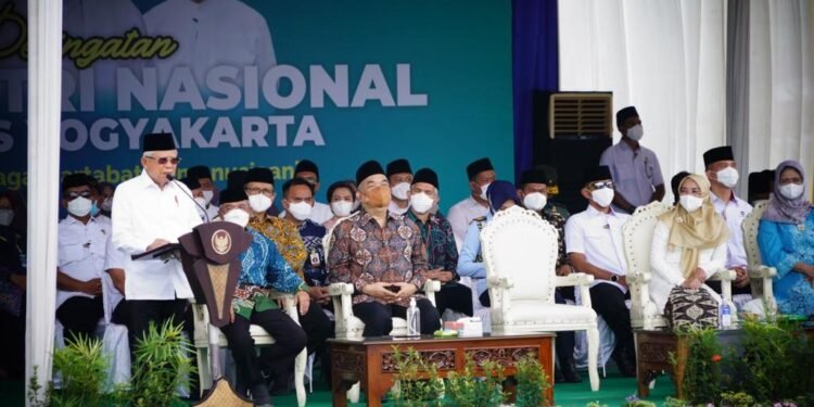 Peringati Hari Santri di MBS Prambanan, Wapres Serukan Santri Wujudkan Indonesia Emas 2045.