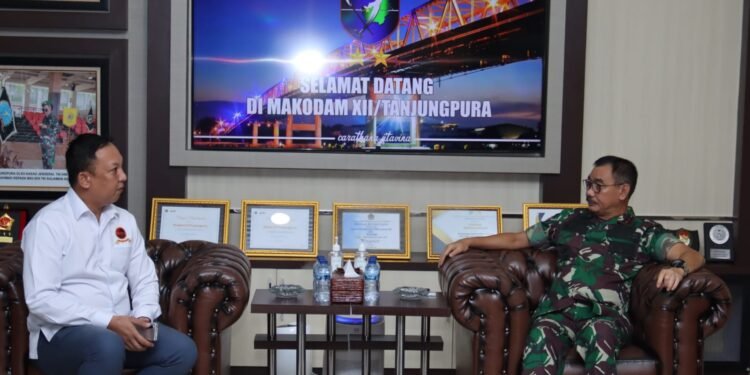 Pangdam XII/Tpr Audiensi Dengan Pengurus KEIND Kalbar.