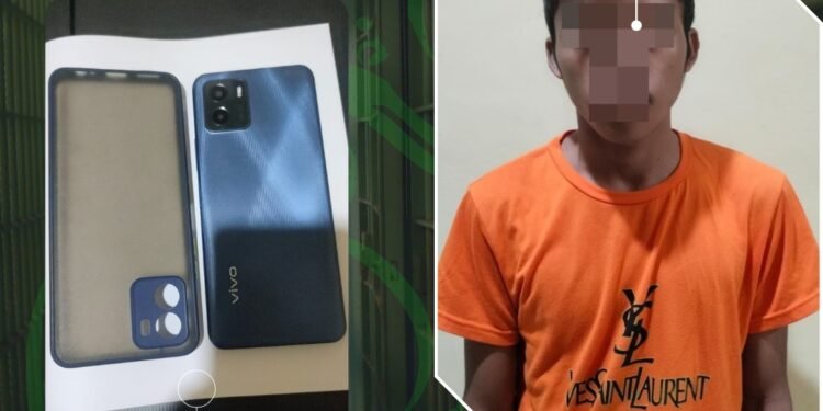 Curi HP Kawan, RZ Ditangkap Polisi.