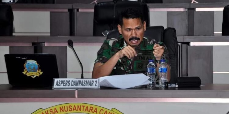 Aspers Danpasmar 2 Pimpin Sidang Dalkar Dan UKP Prajurit Pasmar 2.