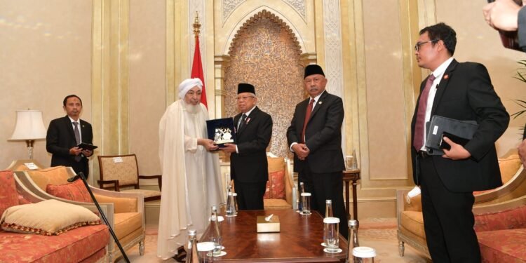 Bertemu Presiden ADFP, Wapres Tekankan Kerja Sama Promosikan Islam Moderat untuk Perdamaian Dunia.