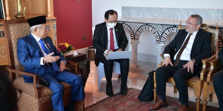 Bertemu Wapres, DinarStandard Paparkan Strategi Pengembangan Ekonomi Syariah dan Berkomitmen Bantu Indonesia.