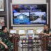 Pangdam XII/Tpr Terima Kunjungan Tim Pokja Kajian Strategis Sahli Kasad Bidang Bantuan Manusia.