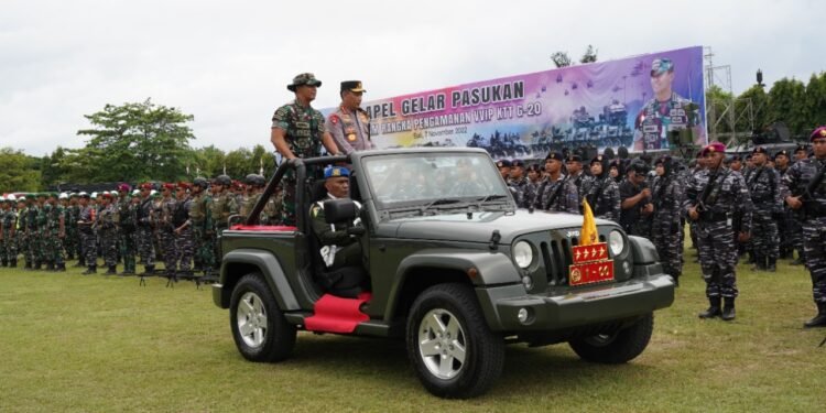 Panglima TNI Leads Ceremony to Hold VVIP Security Force Ready for The G20 Presidency.