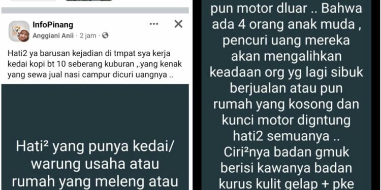 Pencurian Warung Viral di Medsos, Kurang Dari 24 Jam Polresta Tanjungpinang Berhasil Ungkap Kasus.