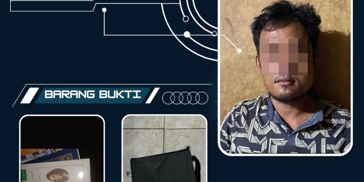 Pencuri Yang Beraksi di Rumah Kosong di Gg. Nusantara Diringkus Polisi.
