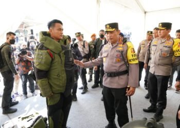 Cek Peralatan dan Kesiapan Personel, Kapolri: Semua Tergelar dengan Baik.