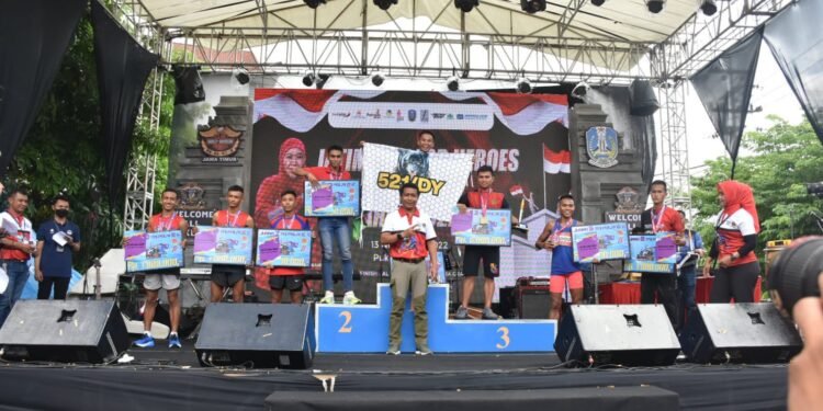Prajurit Menart 2 Mar Sumbangkan Prestasi Jatim RUN 2022.