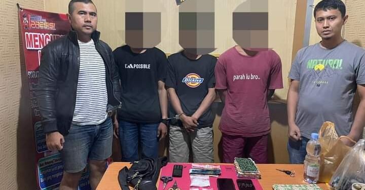 Iptu Anra Nosa Pimpinan Penangkapan Tiga Pria Dalam Kasus Narkotika Jenis Sabu Dengan Barang Bukti 54,03 Gram