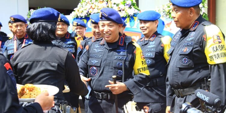 Rayakan HUT Brimob ke-77, Kapolri: Semoga Sukses Mengamankan KTT G20.