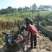 Babinsa Bantu Warga Buat Talud Sepanjang 250 Meter.