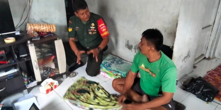 Babinsa Kelurahan Tipes Selalu di Tengah – Tengah Warga Binaan.