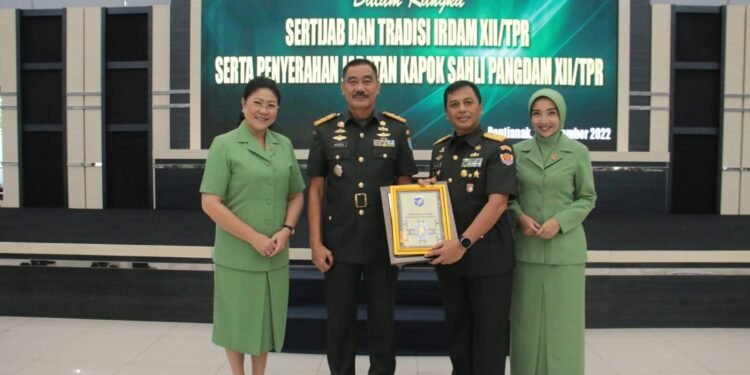 Pangdam XII/Tanjungpura Pimpin Sertijab dan Tradisi Pisah Sambut.