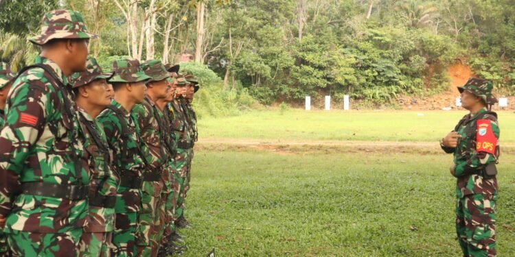 Asah Kemampuan Prajurit, Kodim 1201 Gelar Latbakjatri TW IV.