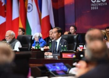 Pada Sesi Makan Siang, Presiden RI Jokowi Widodo Menyebut Indonesia Memiliki 17.000 Pulau.