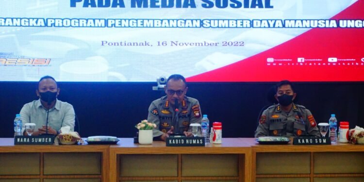 Buka Pelatihan Content Creator dan Copy Writing, Kabid Humas Polda Kalbar: Ikuti Pelatihan Ini Dengan Sungguh-Sungguh.