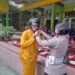 Ini Cara Satlantas Motivasi Pelajar SMAN 9 Pekanbaru Untuk Tertib Berlalu Lintas.