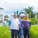 Meningkatkan Hasil Produksi Pertanian, Pj Bupati Kampar dan Anggota DPR RI Tinjau Lahan Padi Bertekhnologi IPAT BO.