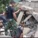 Untuk Bantu Pencarian Korban, Yonif Raider 300/Bjw Turunkan Anjing Pelacak.