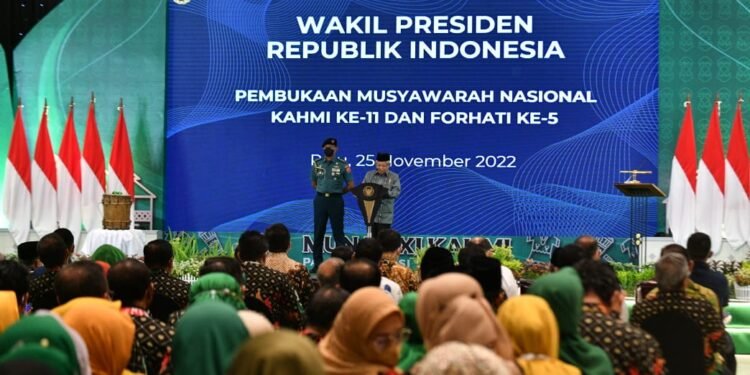 Wapres: KAHMI Kekuatan Potensial Bangsa dalam Hadapi Tantangan Global.