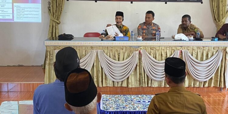 Kapolres Lingga Hadir Dalam Kegiatan Pembinaan/Peningkatan Kapasitas Guru TPQ di Desa Sungai Raya.