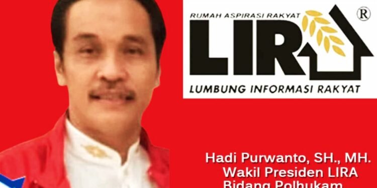 Wapres LIRA Bidang Polhukam Kritisi Perubahan RUU KUHP Terkait Pidana Mati.