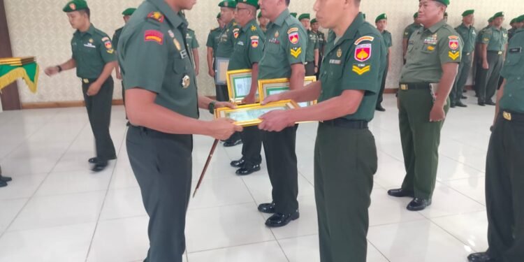 Dandim Boyolali Pimpin Wisuda 7 Prajurit Terbaiknya.