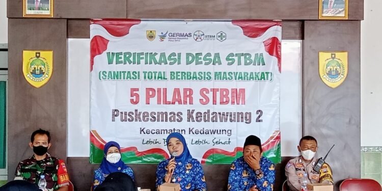 Babinsa Hadiri STBM dari Puskesmas Jenggrik.