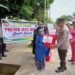 Jum’at Barokah, Polsek Siak Hulu Bersama Bhayangkari Berbagi Sembako Kepada 15 Warga Kurang Mampu.