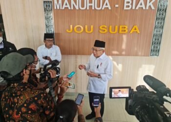Atasi Masalah Keamanan di Papua, Wapres Tegaskan Pemerintah Tetap Gunakan Pendekatan Humanis Berbasis Teritorial.
