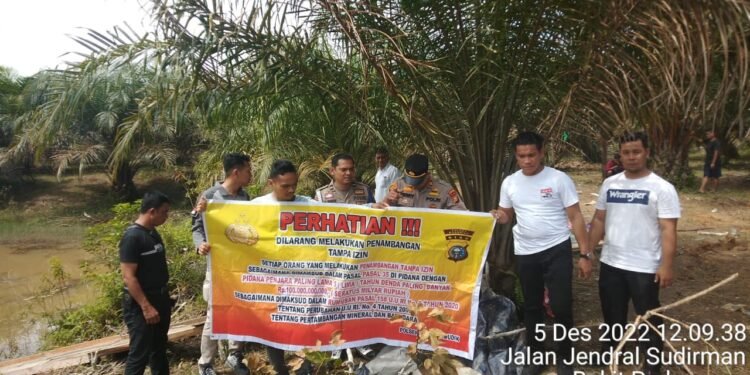 Mendapat Pemberitaan Media, Kapolres Perintahkan Kapolsek dan Kasat Reskrim Turun Ke TKP PETI.