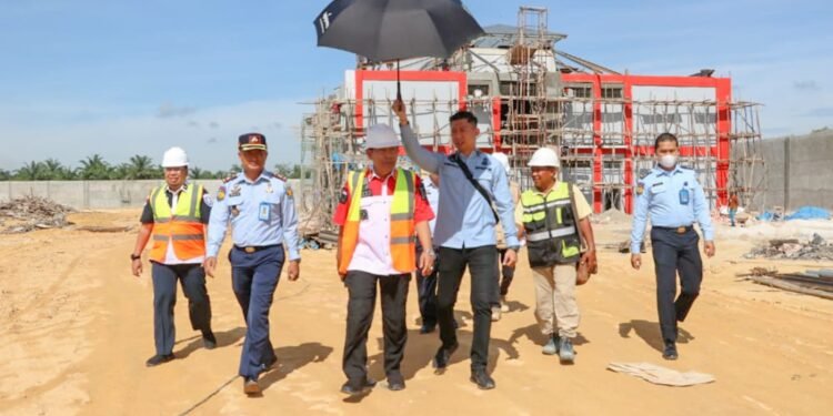 Rokan Hilir Bakal Punya Lapas Baru, Kakanwil Kemenkumham Riau Tinjau Langsung Pembangunan.