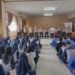 Lagi, Polsek Tambang Sosialisasi Penerimaan Polri di SMK Global Cendekia.