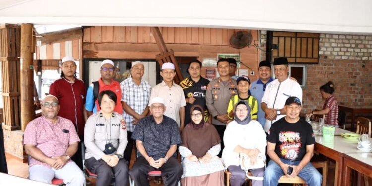 Menjalin Silaturahmi, Kapolres Lingga Gelar Curhat Kamtibmas.